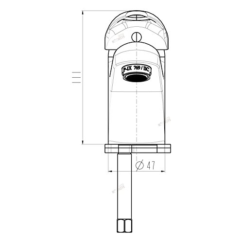 Waschtischarmatur Wasserhahn Waschbeckenarmatur Einhebelmischer Küche Bad Chrom - 4