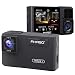 Produktbild AKASO Dual DashCam 1080P 60FPS FHD Autokamera mit Rückkamera, Uber Frontkamera und Heckkamera, 340° Weitwinkel, Dual Aufnahme 1080P, Infrarot-Nachtsicht, Parkmodus, G-Sensor (Trace 1)