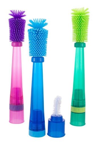 Sassy No Scratch Bottle Brush, Colors May Vary