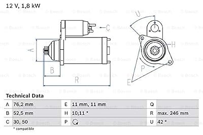 Bosch 986016980 bOSCH mot.Alt. Rév.