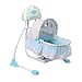 Produktbild Kinderbett Baby Elektroroller Schaukelstuhl Baby Schlafkomfort Schaukelstuhl Neugeborenen elektrische Wiege Bett automatische Shaker Smart Schlafkorb 110 * 100 * 93cm (Farbe : A)