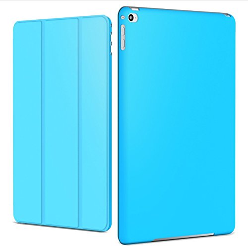 iPad Air 2 Hülle, JETech iPad Air 2 Slim-Fit Smart Case Hülle Schutzhülle Tasche mit Leichte Ständer und Auto-Einschlaf/Aufwach für Apple iPad Air 2 (Blau) - 4