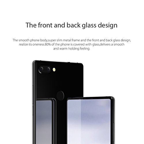 Smartphone Ohne Vertrag,Vernee Mix 2 4G LTE Android 7.0, 6.0 zoll 18:9 FHD+ Bildschirm, 4GB RAM 64GB ROM Octa Core, Dual Sim Handy mit Dual Hintere Kameras,4200mAh Batterie,Fingerabdruck (Schwarz)