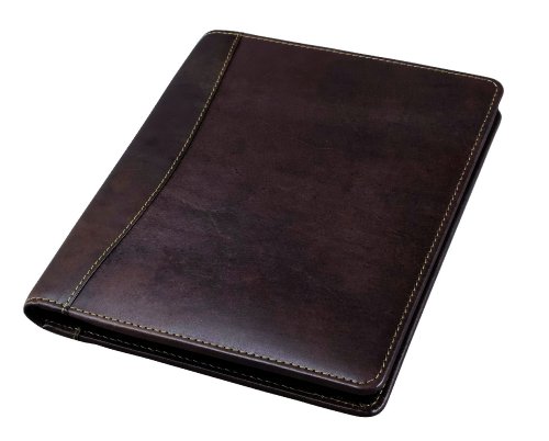 Alassio Schreibmappe MONACO A5 Leder dunkelbraun-antik Alassio Schreibmappe MONACO A5 Leder dunkelbraun-antik