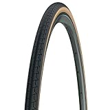 cubiertas 700x25 baratas Robusta y resistente Michelin Dynamic Classic Cubierta Rígida, Unisex Adulto, Negro/Naranja, 700 x 25