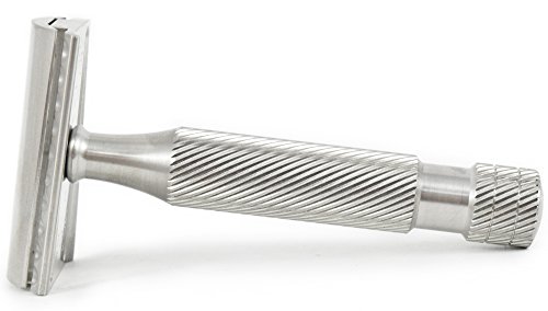 Above The Tie Atlas S1 All Stainless Steel Slant Head Safety Razor - No Blades Included
