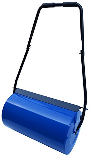 Preisvergleich Produktbild dirks-traumbad Gartenwalze Rasenwalze befüllbar mit Wasser Rasenroller Gartenrolle Garten mit Griff Boden Rasen Metall Walze Rolle Gras Blau
