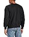Fruit of the Loom Men's Raglan Sleeve Crew Neck Sweatshirt, Black, X-Large