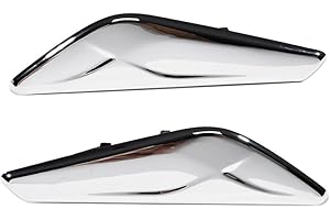 YUCKMZ Front Fender Trim Chrome Compatible With BMW X3 F25 X4 F26 Left Right Side Fender Panel Marker Finisher 51117338570 51117338569