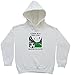 Hat-Trick Designs Derby County Football Baby/Kids/Childrens Hoodie Sweatshirt-7-8Yrs-White-I'D Rather Be-Unisex Gift
