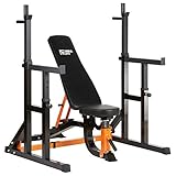 Mirafit Semi Commercial Weight Bench & Squat Rack Set Up