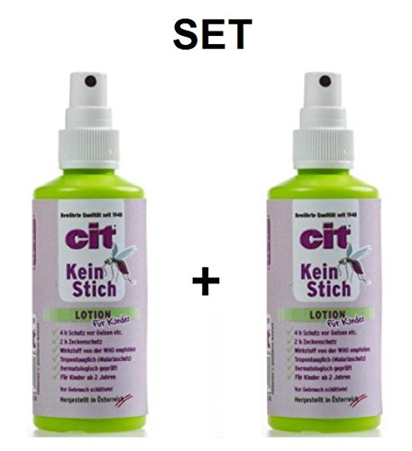 Preisvergleich Produktbild Set 2x Cit KeinStich Lotion für Kinder 100ml (Gelsen, Mücken)