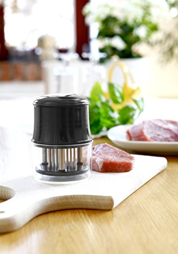 Fleischzartmacher Fleischstecher Steaker Grill Marinieren Edelstahl 56 Klingen - 2