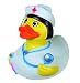 Helps Saves Lives - Novelty Nurse Rubber Bath Duck - Best Seller Ideal Present Gift Idea for Christmas Xmas Stocking Fillers Secret Santa Valentines Anniversary Birthdays Easter - Ladies Women Lady Woman Her - One Supplied