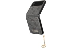 CG MOBILE Guess GUHCZF4GF4GGR F721 Z Flip 4 Gris 4G Charms Collection, x, Acrylique, Achat
