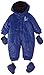 3Pommes Baby Boys 0-24 Months Coverall Snowsuit, Royal Blue, 6-12 Months (Manufacturer Size:6 Months)