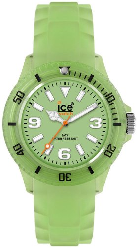 Ice-Watch Herren-Armbanduhr XL Ice-Glow - Glow green - Big Analog Quarz Silikon GL.GG.B.S.11 Ice-Watch Herren-Armbanduhr XL Ice-Glow - Glow green - Big Analog Quarz Silikon GL.GG.B.S.11