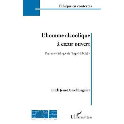 L'homme alcoolique à coeur ouvert
