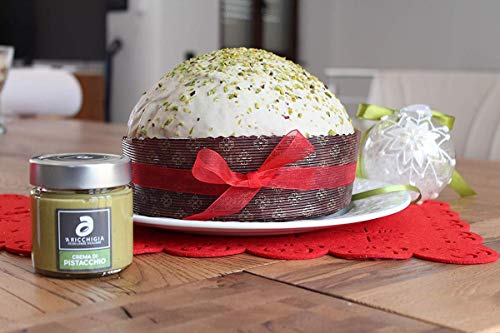 Preisvergleich Produktbild Italienischer Traditioneller Panettone und Sizilianische Pistaziencreme