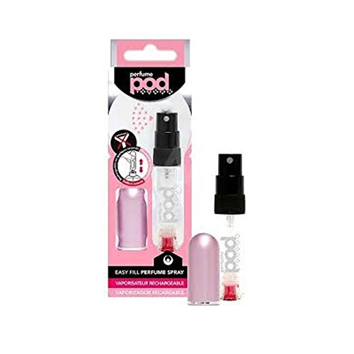 Perfume Pod Clear Refillable Perfume Atomiser with Spray & Genie-S Refill