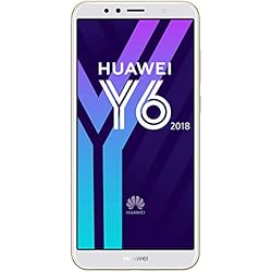 Huawei Y6 2018 - Smartphone DE 5.7" (Memoria de 16 GB, cámara de 13 MP, Android 8.0), Color Oro (Gold)