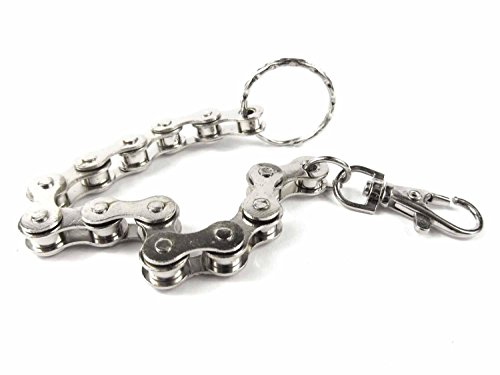 miniblings llaveros Cadena de Bicicleta Clave Anillo de Rueda de Bicicleta Cadena