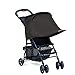 Hengsong Pushchair Black Sun Shade UV Proof Cover Pram Shade Sun Hood