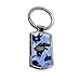 Produktbild Game of Thrones Fantasy Got Serie TV USA zeigen Schlüsselanhänger Metall Charm Anhänger Schlüssel Ring Schlüsselanhänger Bag Tag Schlüsselanhänger – Winter is coming stark mahnwache Schild, blau Karte Logo