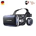 Produktbild VR 3D Virtual Reality Brille mit Kopfhörer Headset, Universal kompatibel mit Smartphones Größe 4 bis 6 Zoll, Modelle wie z.B. Samsung, iPhone,Google Nexus, Huawei, Xiaomi, u.v.a (mit Kopfhörer)