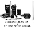 Produktbild Midland Alan 42 Handheld CB Paket enthält 53,3 cm Antenne BNC Peitsche. Great Value.