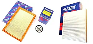 ALTECH Hi-Performance Air Filter + Oil Filter + Cabin Filter Combo For Renault Kwid