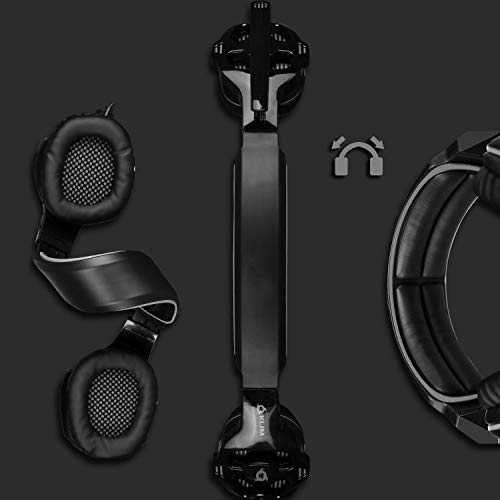 KLIM Mantis     Auriculares Gaming con micro de diadema     USB 7 1     Alta calidad     Ideales para juegos de PC PS4