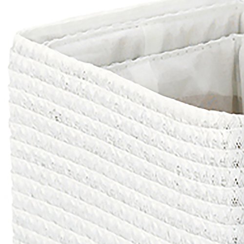 KELA 21781 Korb-Set 5tlg, Unterschiedliche Größen, PP-Kunststoff, Rimossa, Weiß - 2