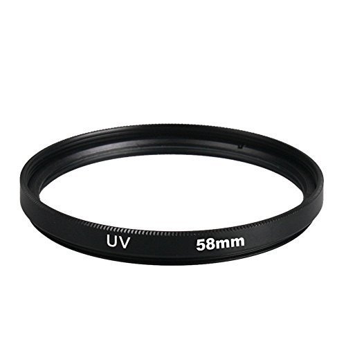 BPS Filtre UV de 58mm ultra fin et Haute D  finition Filtre Protecteur pour les objectifs SLR et DSLR Canon Nikon Sony Olympus et les Autres Filetage de lentille de 58 mm