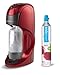 Produktbild SodaStream 1015112490 Wassersprudler Dynamo titan/rot inkl. 1x Alu-Zylinder 60l und 1x 1-Liter PET-Flasche