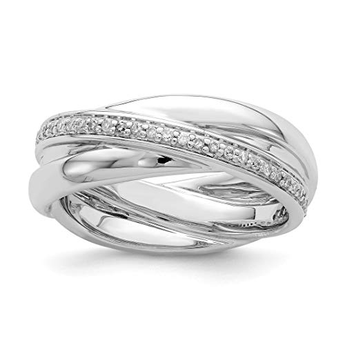 925 Sterling Silver Diamond Wedding Ring Band Fine Jewelry For Women Gift Set