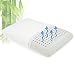 Produktbild Memory-foam kissen mit Sojaöl infundiert | Baumwollbezug mit Bambusfaser | Hypoallergen und anti-staubmilben | Gedächtnisschaum mit Luftentlüftungslöchern Dichte 40D | Größe 60cmx40cmx12cm