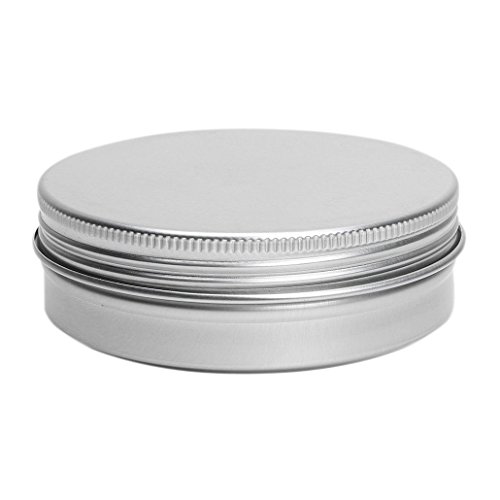 Cosmetics Container - TOOGOO(R)5 x Empty Cosmetics Pot Lip Balm Tin Jar Container screw 100ml