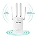 Price comparison product image PIX-LINK WiFi Range Extender Signal Booster 4 External Antennas 2.4GHz Fast Speed 300Mbs Wi-Fi Repeater