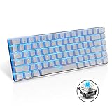 brown switch keyboard vs blue 【Interruptor: el núcleo del teclado mecánico】 Cada botón del teclado mecánico AK33 tiene un interruptor independiente para controlar, y las pulsaciones de las teclas son fuertes, dando como resultado una sensación especial para el entretenimiento del juego. Hay dos tipos de interruptores para elegir, el azul y el negro.