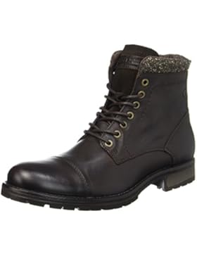 JACK & JONES Herren Jfwmarly Leather Bison Klassische Stiefel