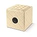 Price comparison product image Bluetooth Wireless Ottoman Cube Speaker - Rechargeable Wireless Foot Rest Stool - Cream