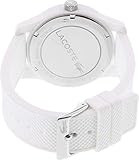 reloj blanco hombre lacoste Caja recubierta de silicona blanca