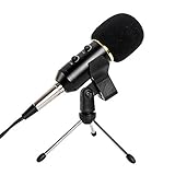 USB Kondensator Mikrofon mit Ständer Stativ für PC und...