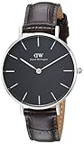 Daniel Wellington Damen Analog Quarz Uhr mit Leder Armband DW00100182