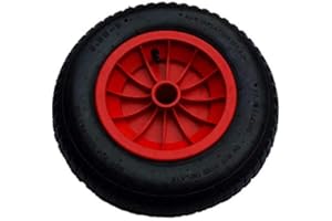 KETOPLASTICS KETO PLASTICS 16" REPLACEMENT PNEUMATIC WHEELBARROW WHEEL CHOOSE YOUR BORE/BEARINGS SIZE 4.80/4.00-8 (35MM BORE)