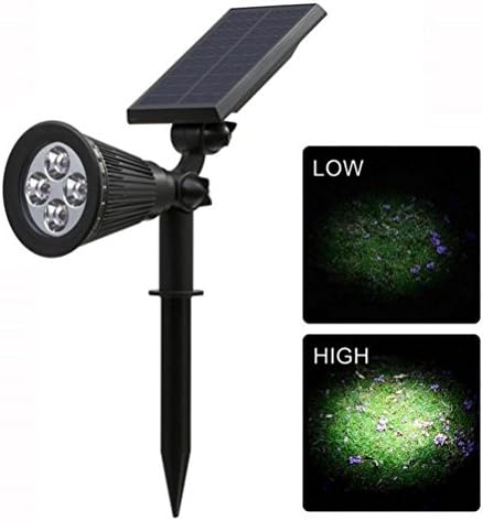 Solar Lawn Light 4LED Is Outside The White Courtyard Wall Lamp IP65 Waterproof 3w Garden Landscape Projection Lamp , 4led positive white light