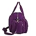 LCY Large Capacity 3 Piece Tote Baby Nappy Changing Diaper Bag Purple