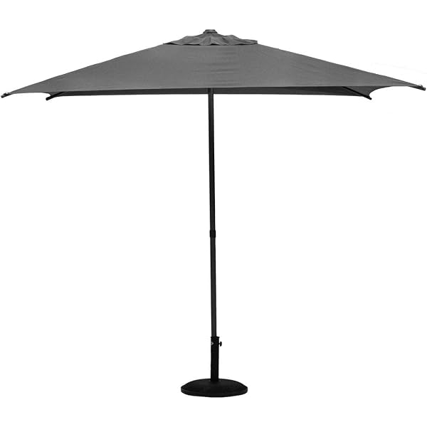 Parasol Jardin 2,4 M En Bois - Résistant UV Et Eau, Pour Terrasse, Table, Pelouse, Design Durable Noir