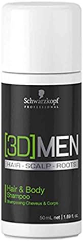 Schwarzkopf BC Mini 3DMEN Hair & Body Sham.50 ml